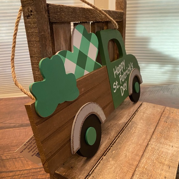 St. Patricks Day Shamrock Truck Decor Bundle, Farmhouse Happy St. Patrick’s Day - Picture 6 of 16